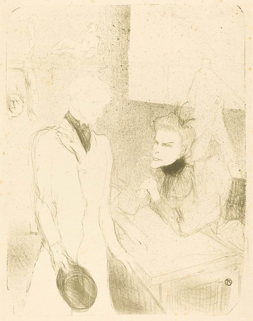 Brandes y Le Bargy en Cabotins Brandès et Les Bargy dans Cabotins, 1894 de Henri de Toulouse Lautrec