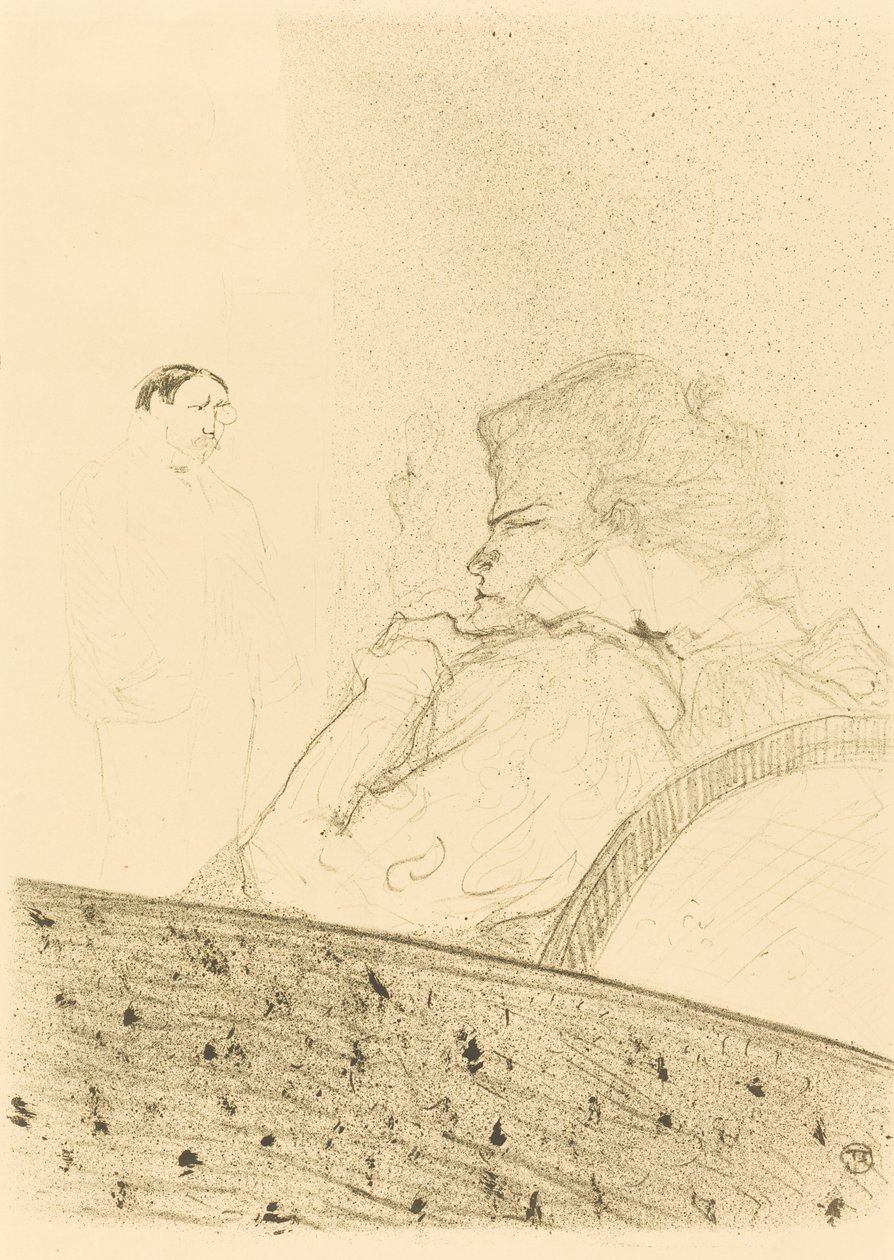 Brandes en su palco, 1894 de Henri de Toulouse Lautrec