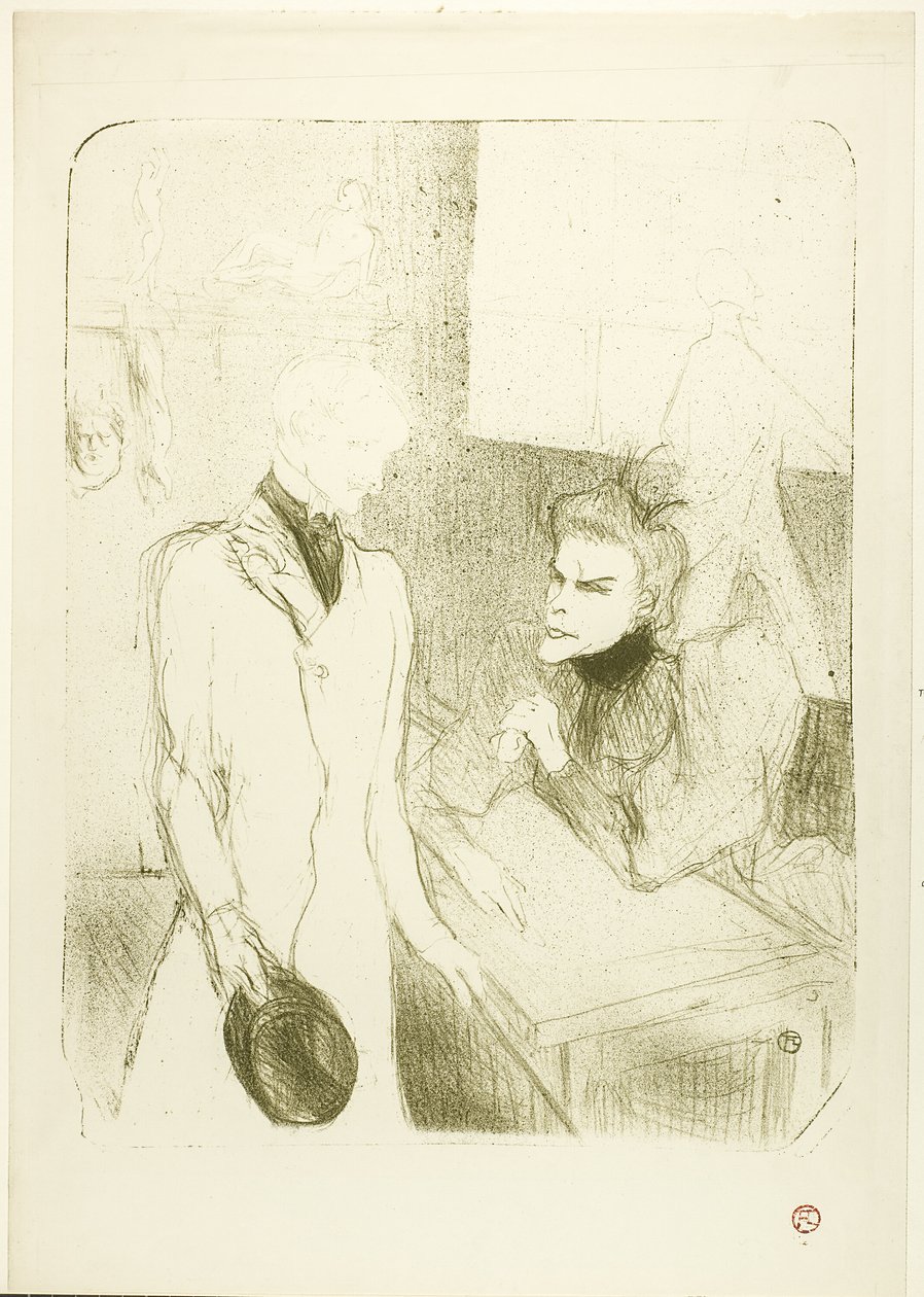 Brandès y le Bargy, en Les Cabotins de Henri de Toulouse Lautrec