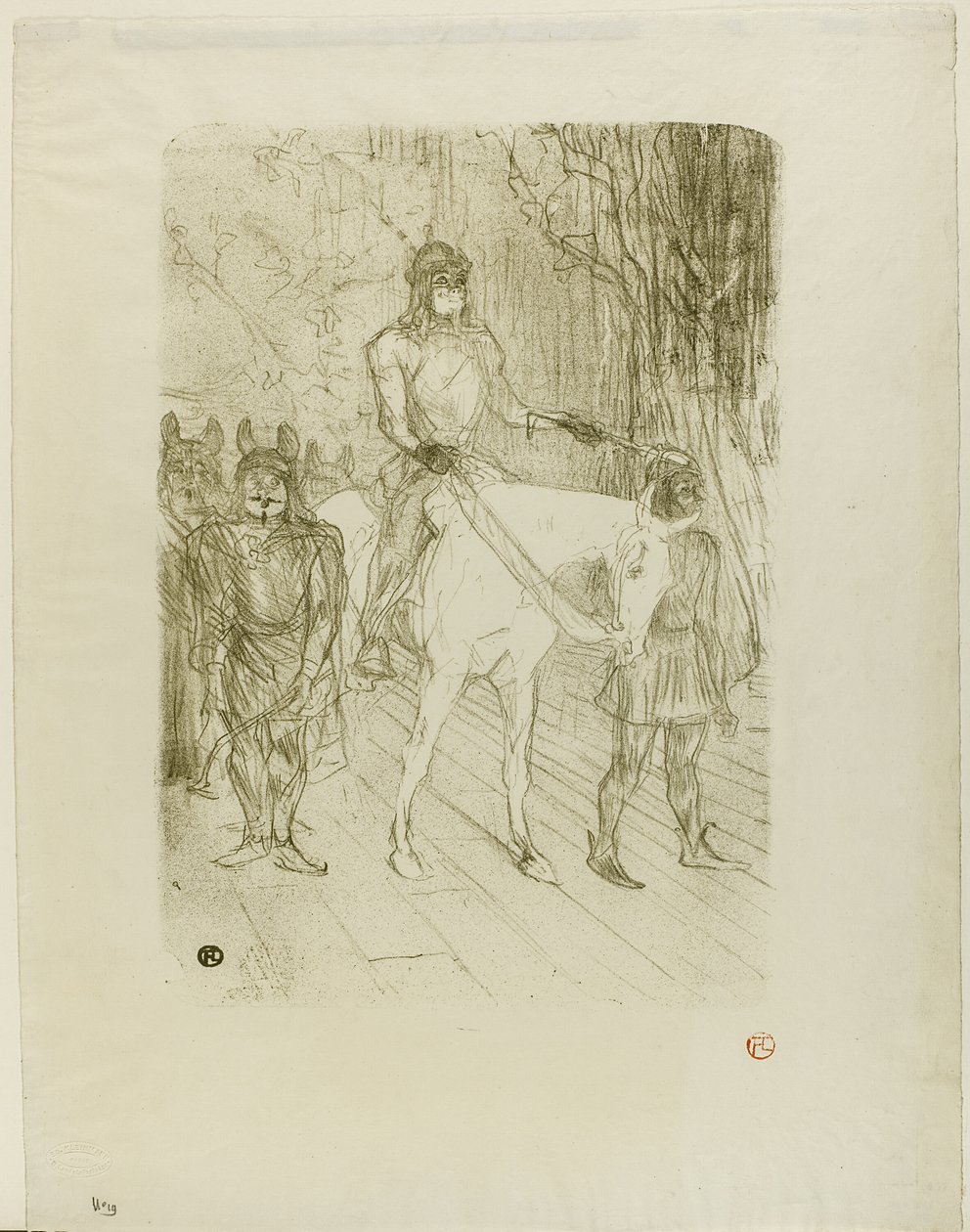 Entrada de Brasseur en Chilpéric de Henri de Toulouse Lautrec