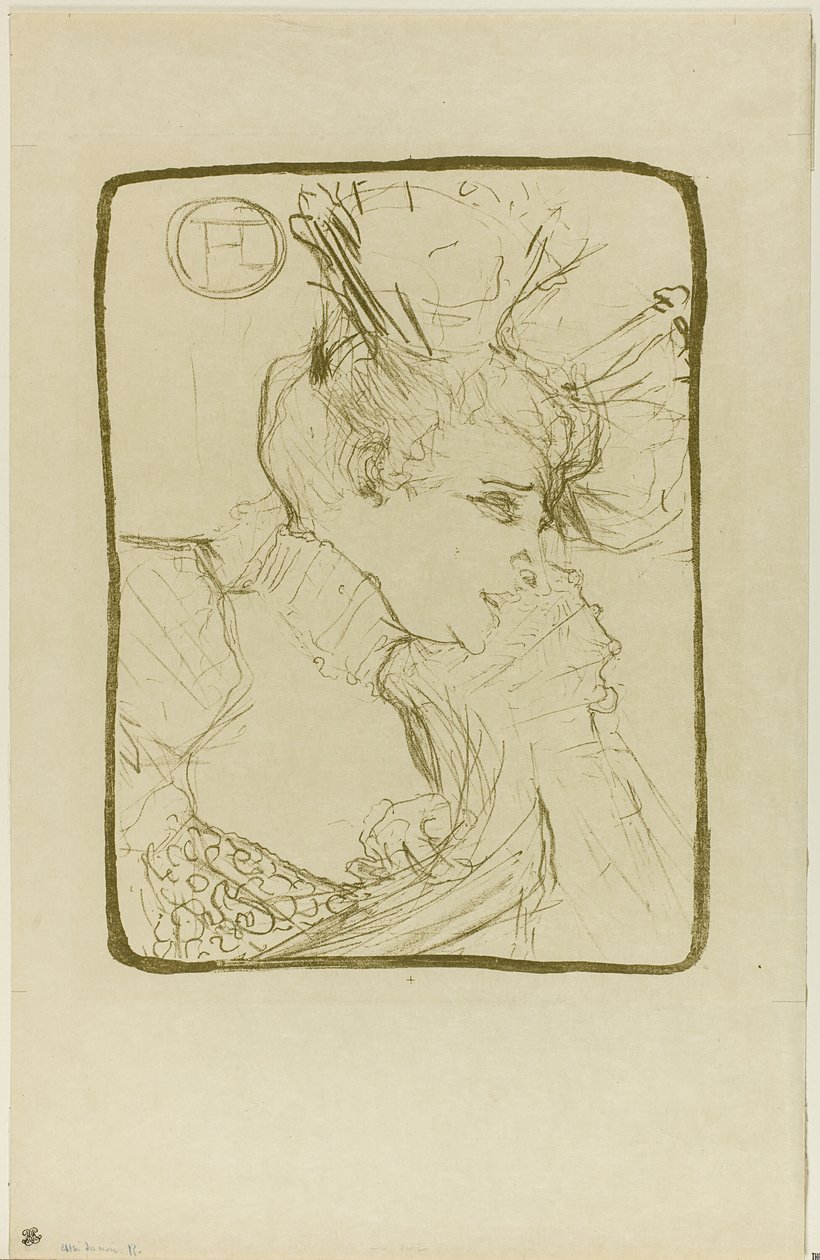 Busto de la señorita Marcelle Lender de Henri de Toulouse Lautrec