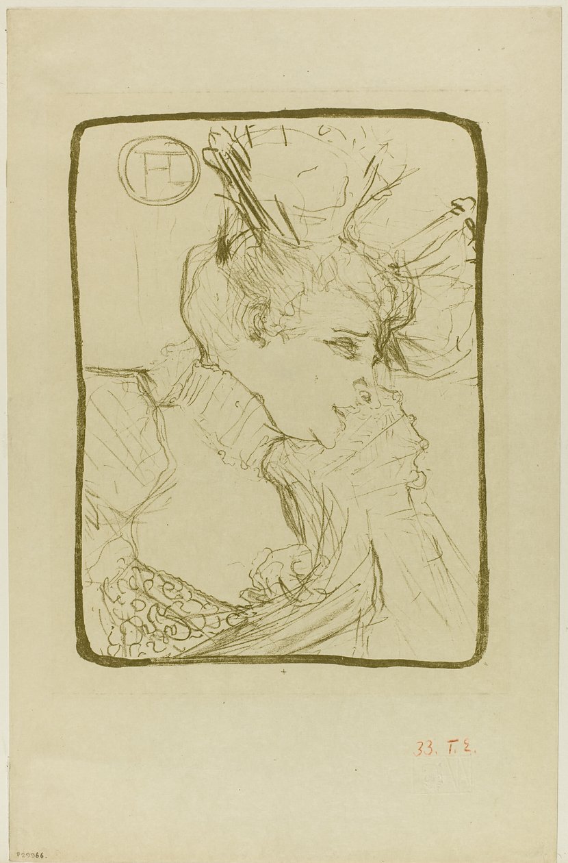 Busto de Mademoiselle Marcelle Lender de Henri de Toulouse Lautrec