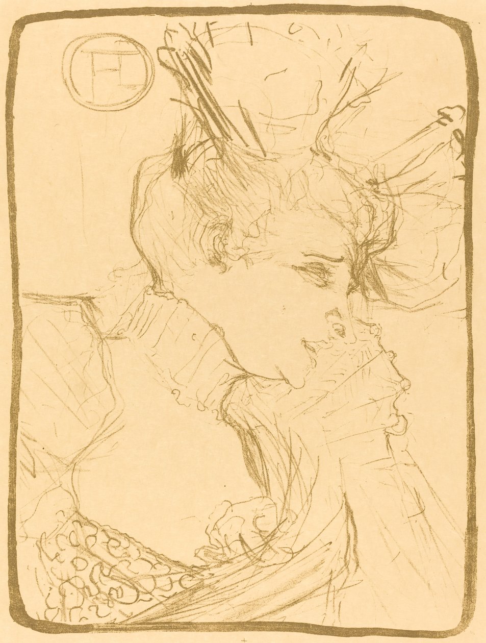 Busto de la Srta. Marcelle Lender de Henri de Toulouse Lautrec