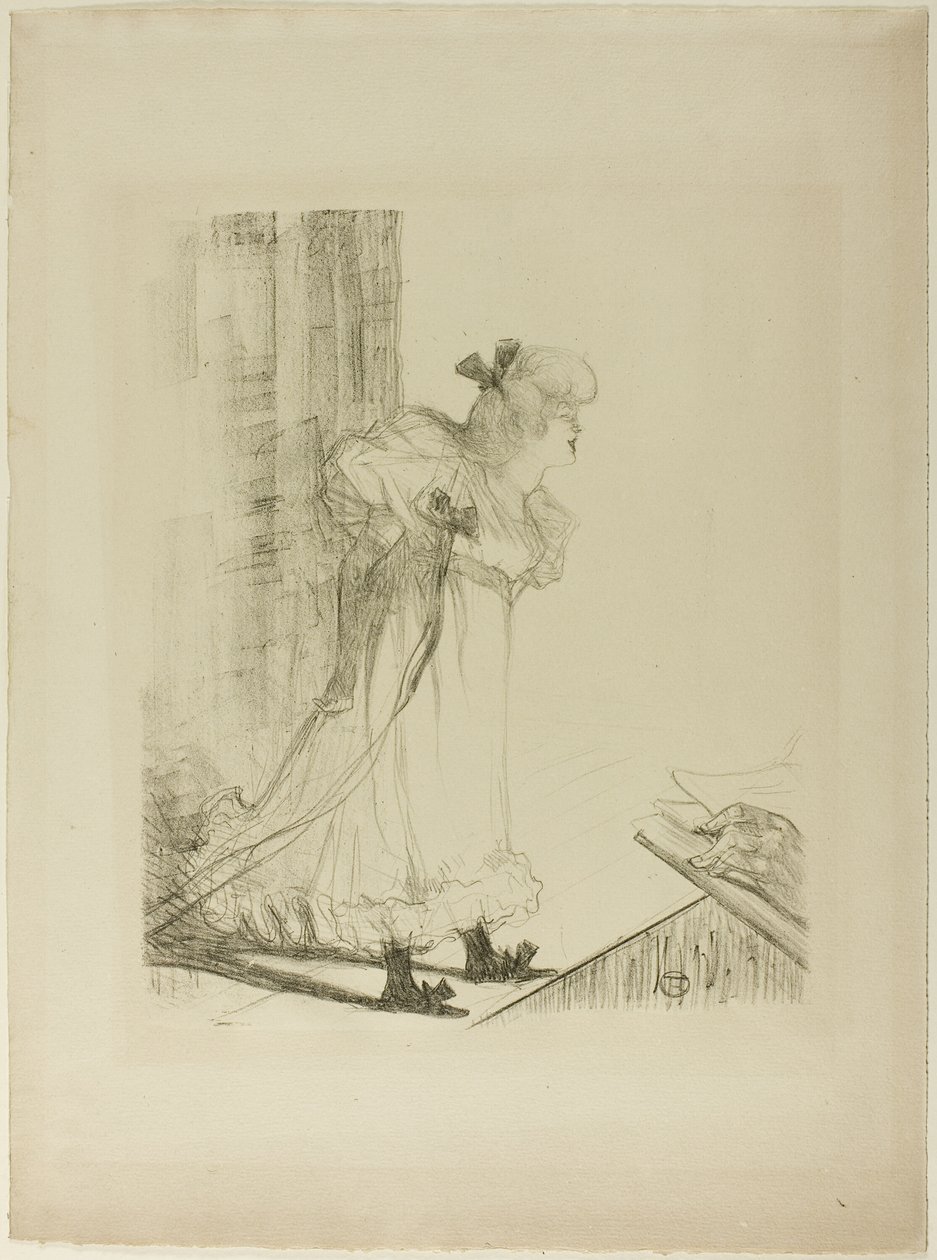 Cantante de cabaret de Henri de Toulouse Lautrec