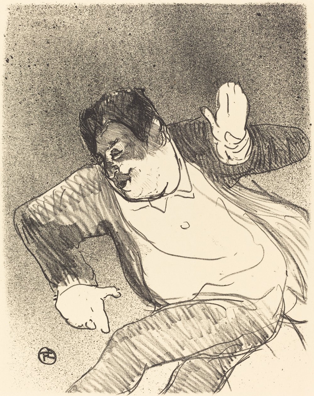 Cadieux - Pequeño casino, 1893 de Henri de Toulouse Lautrec
