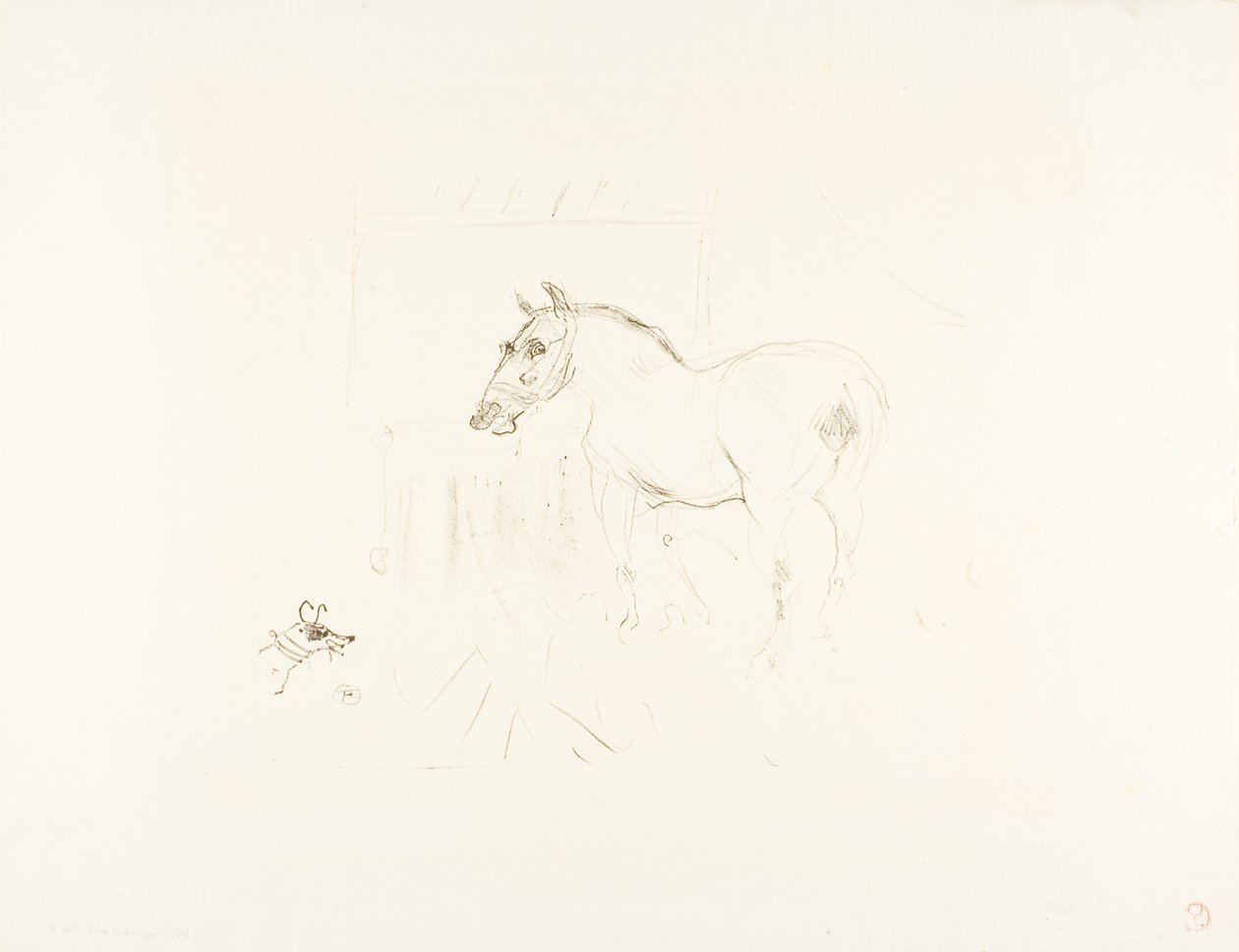 El pequeño poni de Calmèse de Henri de Toulouse Lautrec