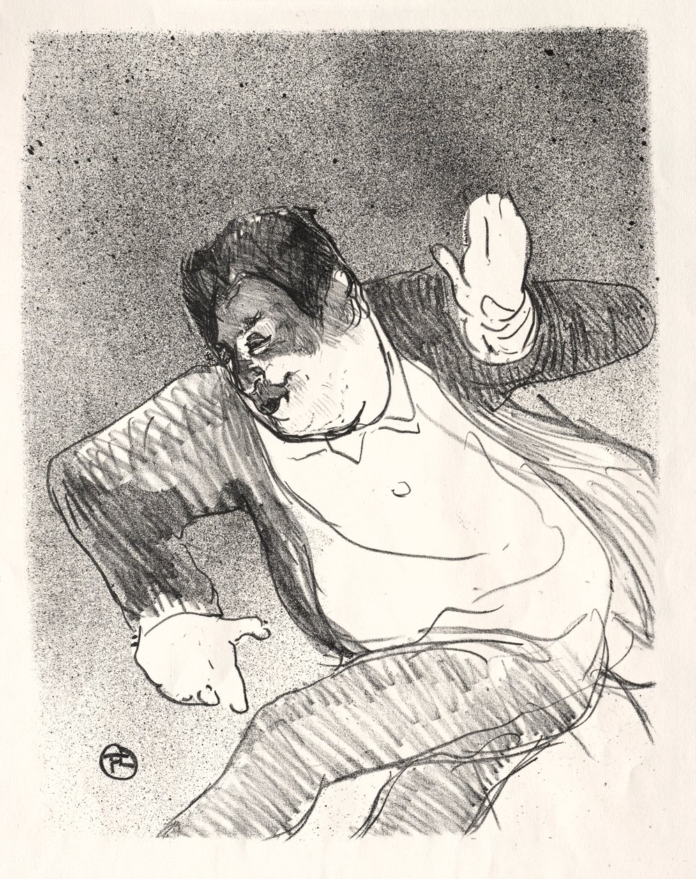 Caudieux, 1893 de Henri de Toulouse Lautrec