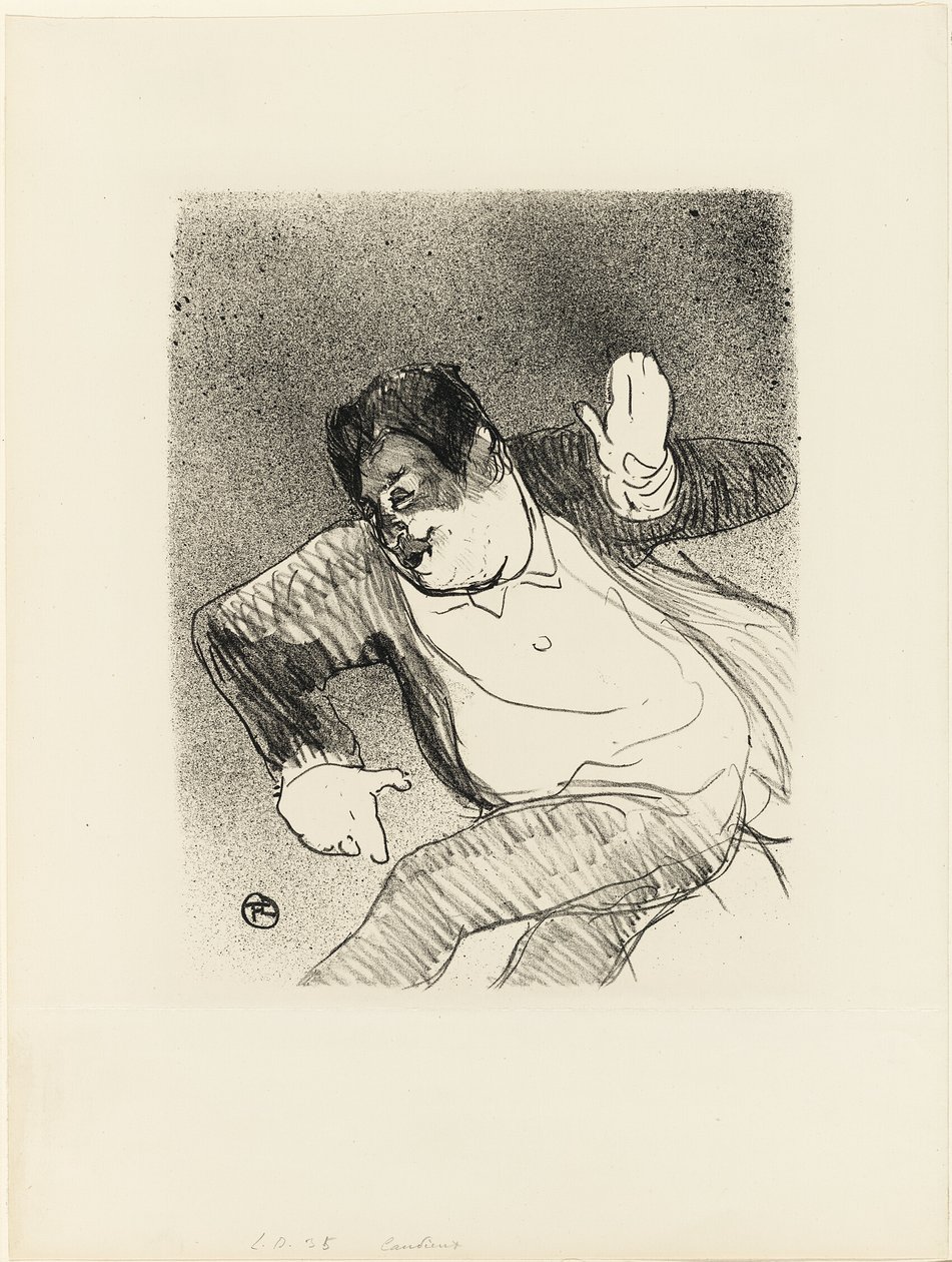 Caudieux en el Petit Casino, de Le Café-Concert de Henri de Toulouse Lautrec