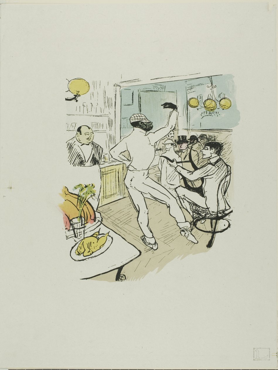 Chocolat Bailando de Henri de Toulouse Lautrec