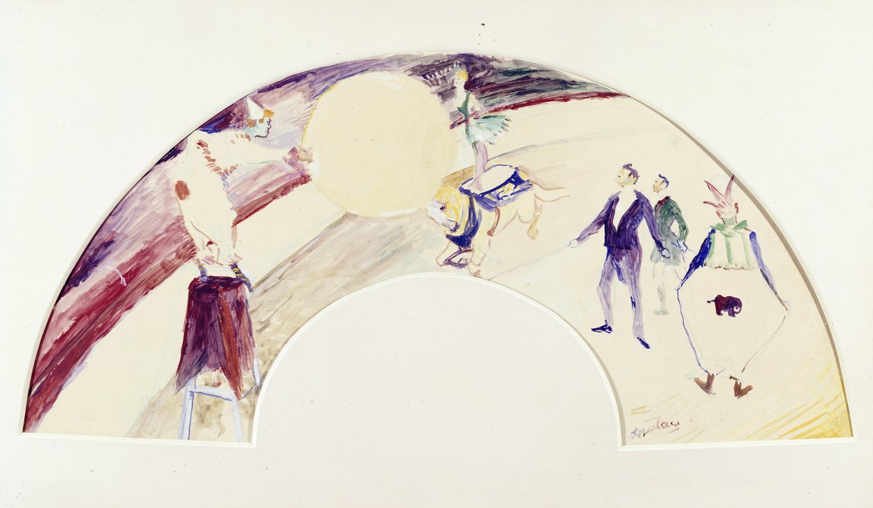 Escena de circo de Henri de Toulouse Lautrec