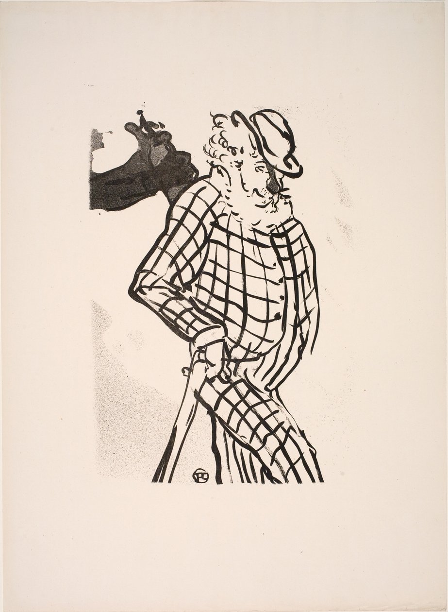 Cómico excéntrico inglés de Henri de Toulouse Lautrec