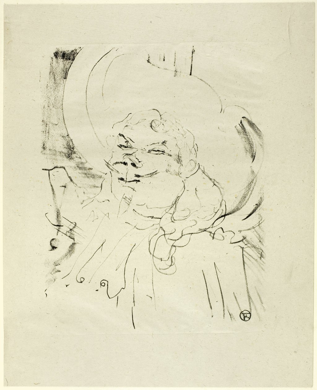 Coquelin el Viejo, de Treize Lithographies de Henri de Toulouse Lautrec