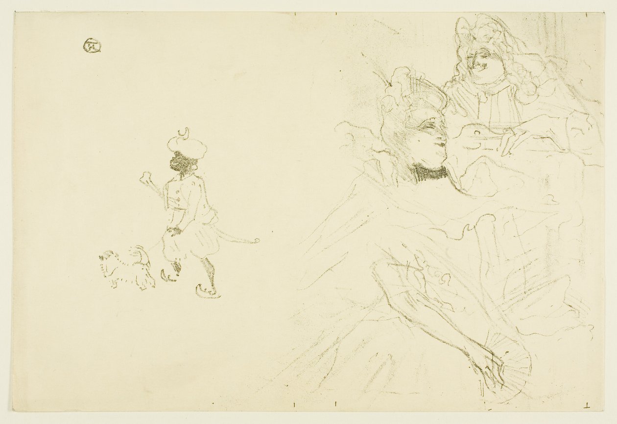 Portada de El ejemplo de Ninon de Lenclos enamorada de Henri de Toulouse Lautrec