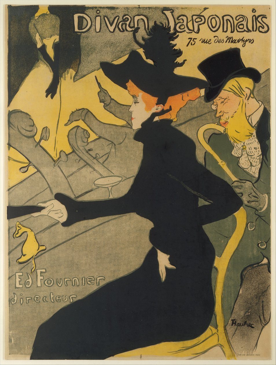 Divan Japonais, 1892-93 de Henri de Toulouse Lautrec