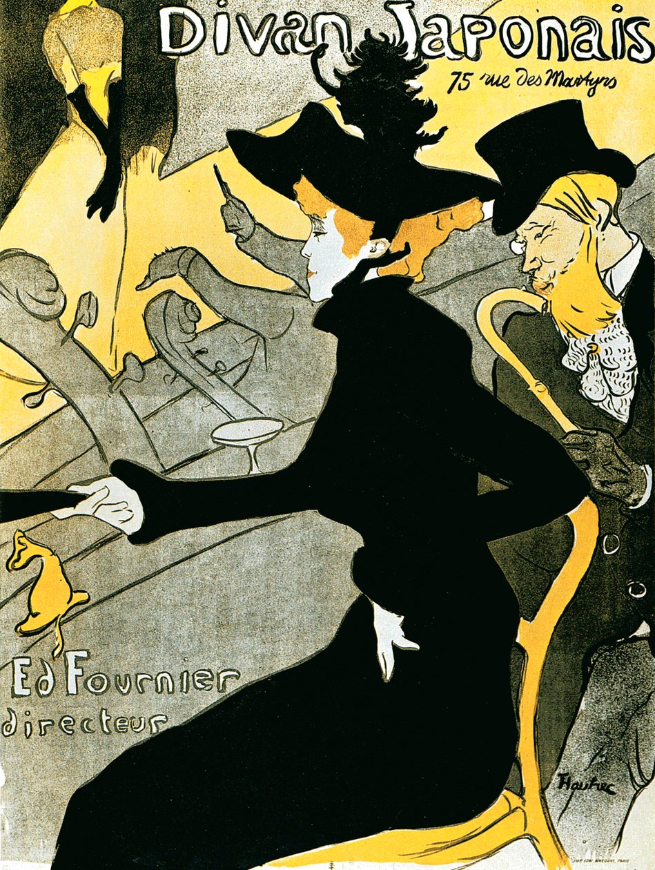 Póster de Divan Japonais, 1892 de Henri de Toulouse Lautrec