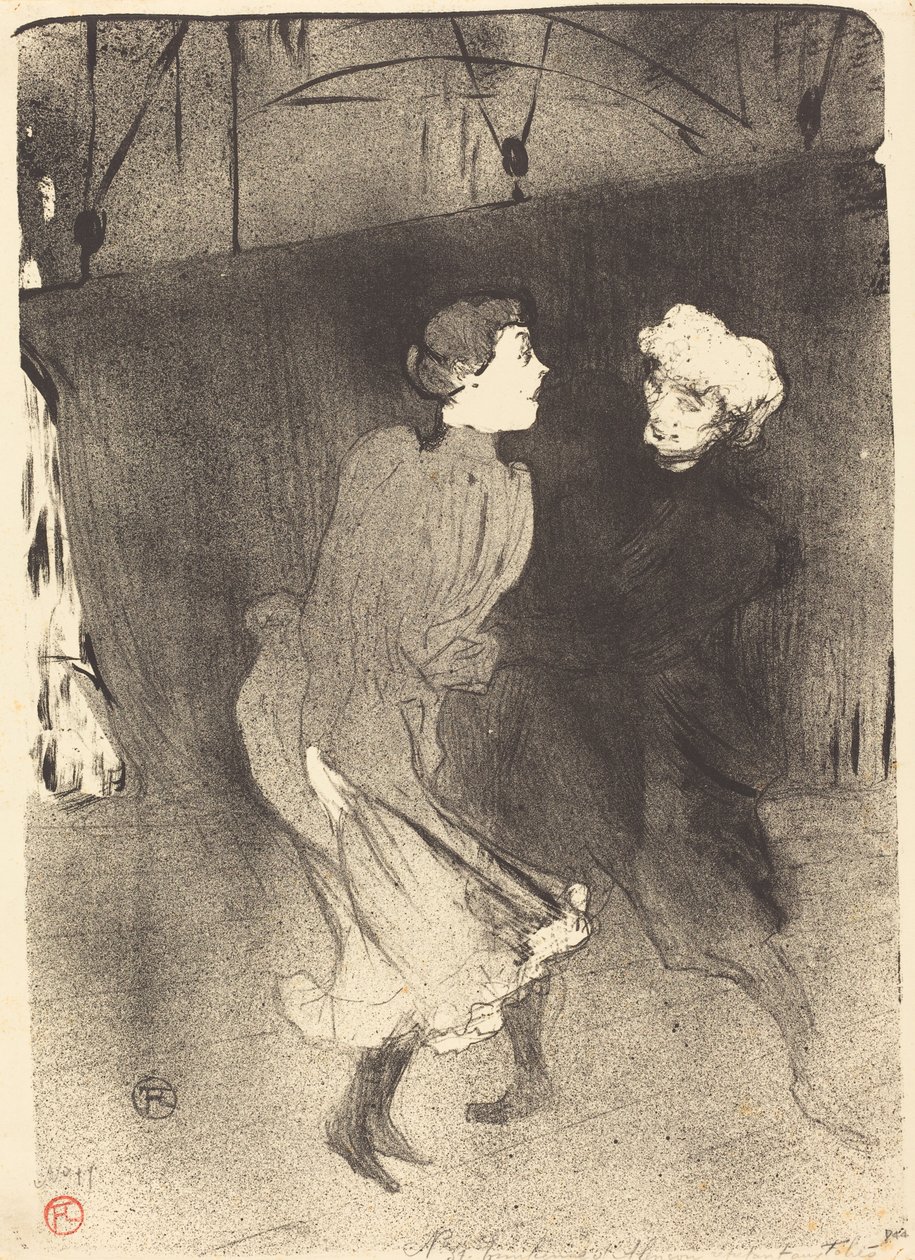 Ensayo general en el Folies-Bergère de Henri de Toulouse Lautrec