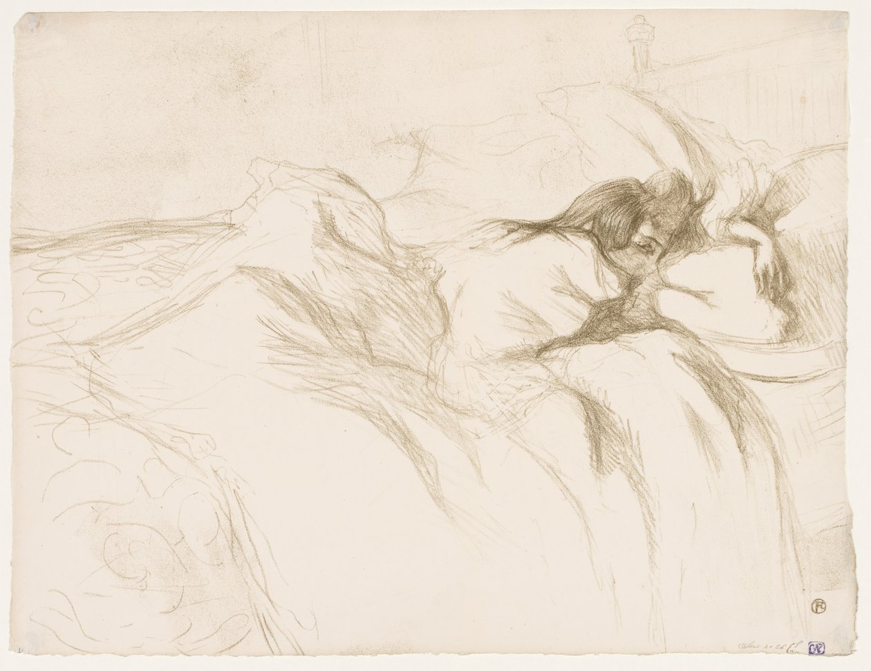 Elles: Mujer durmiendo de Henri de Toulouse Lautrec