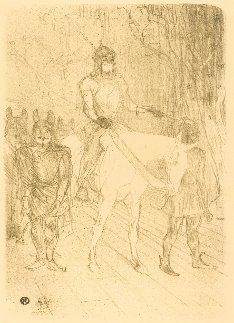 Entrada de Brasseur en "Chilperic" de Henri de Toulouse Lautrec
