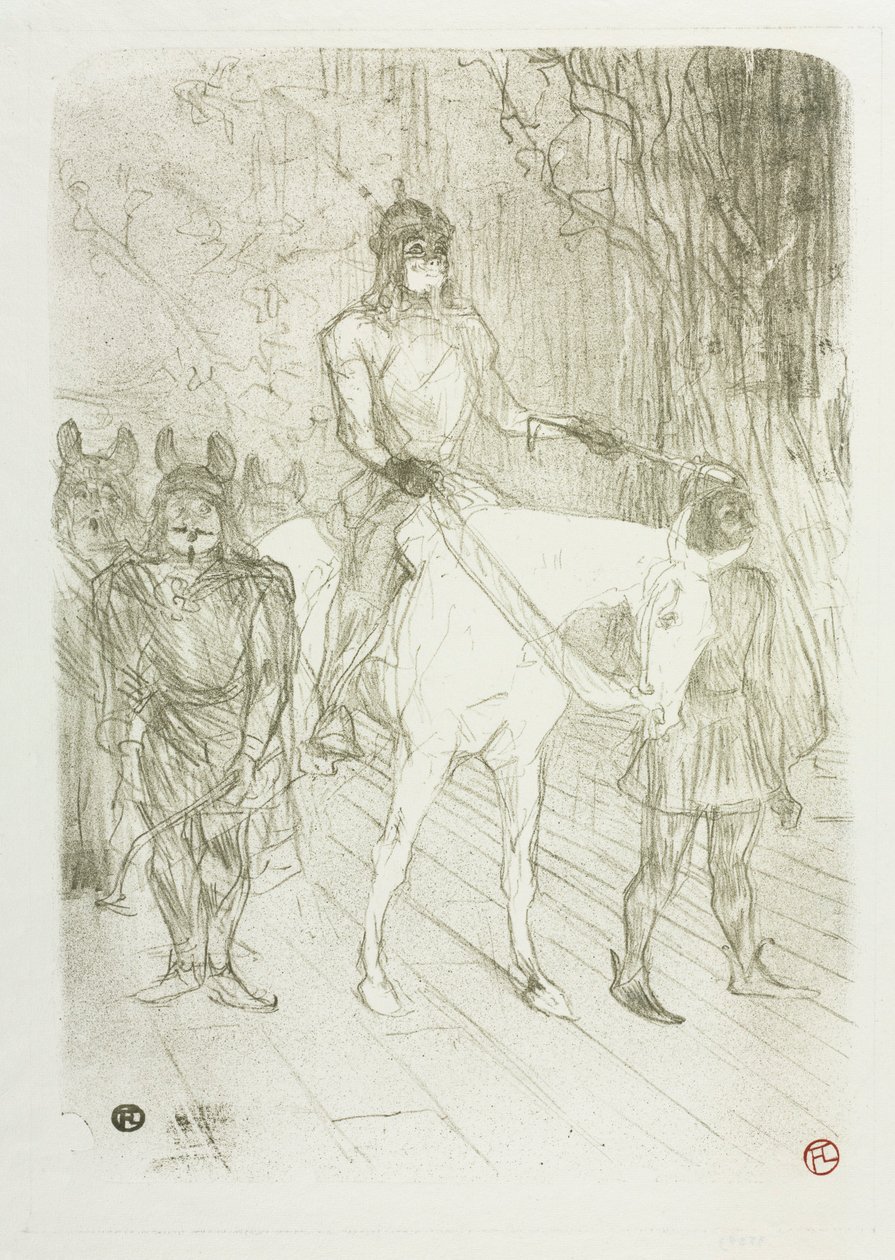 Entrada de Brasseur en Chilpéric de Henri de Toulouse Lautrec
