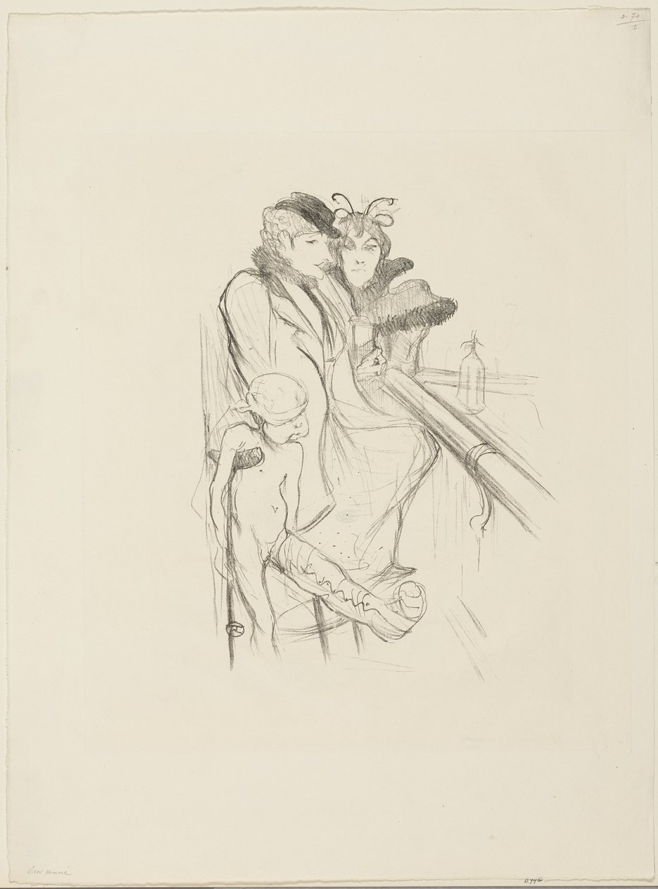 Eros bañado de Henri de Toulouse Lautrec