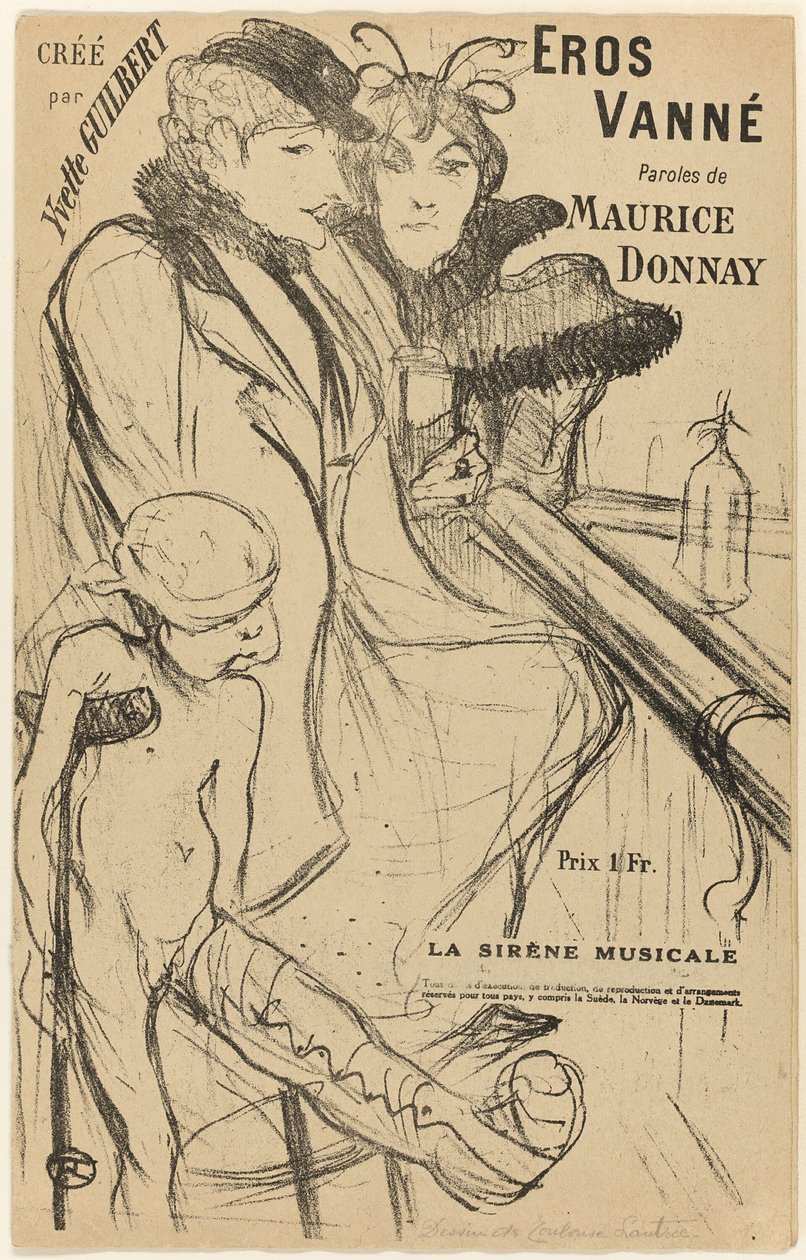 Eros bañado de Henri de Toulouse Lautrec
