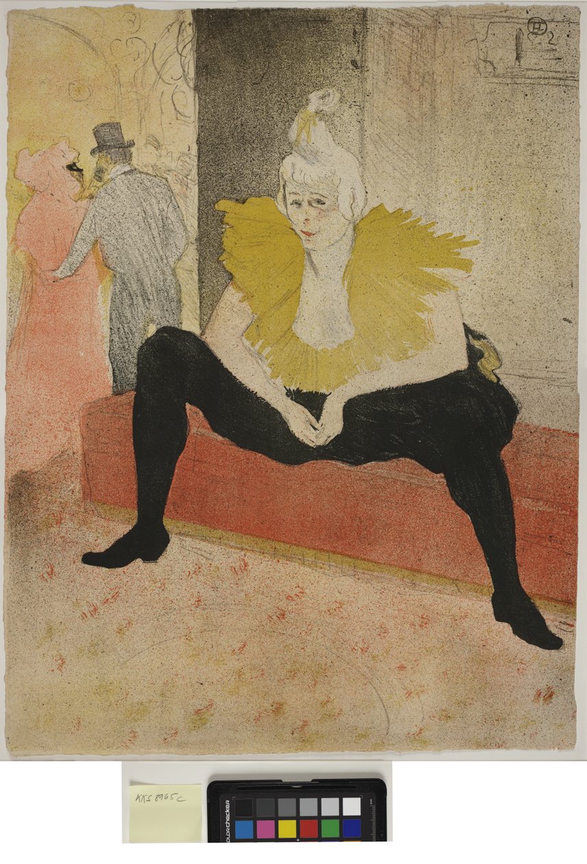Mujer con bandeja, Desayuno, Madame Baron y Mademoiselle Popo de Henri de Toulouse Lautrec
