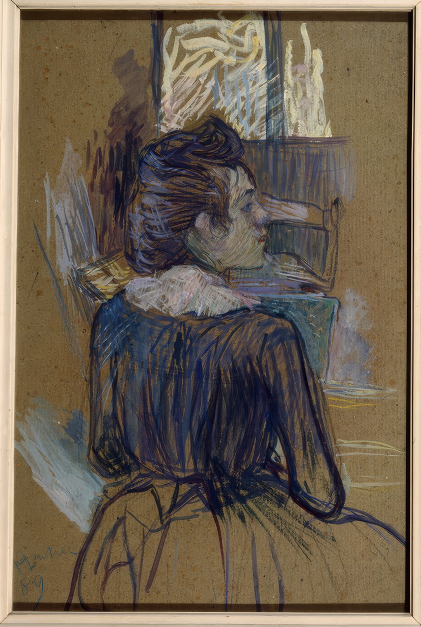 Mujer en la ventana de Henri de Toulouse Lautrec