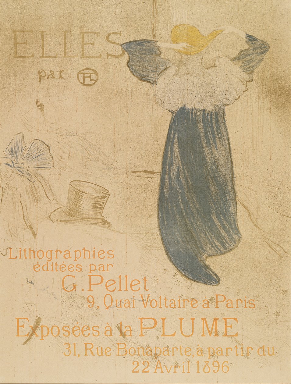 Frontispicio para Elles, 1896 de Henri de Toulouse Lautrec