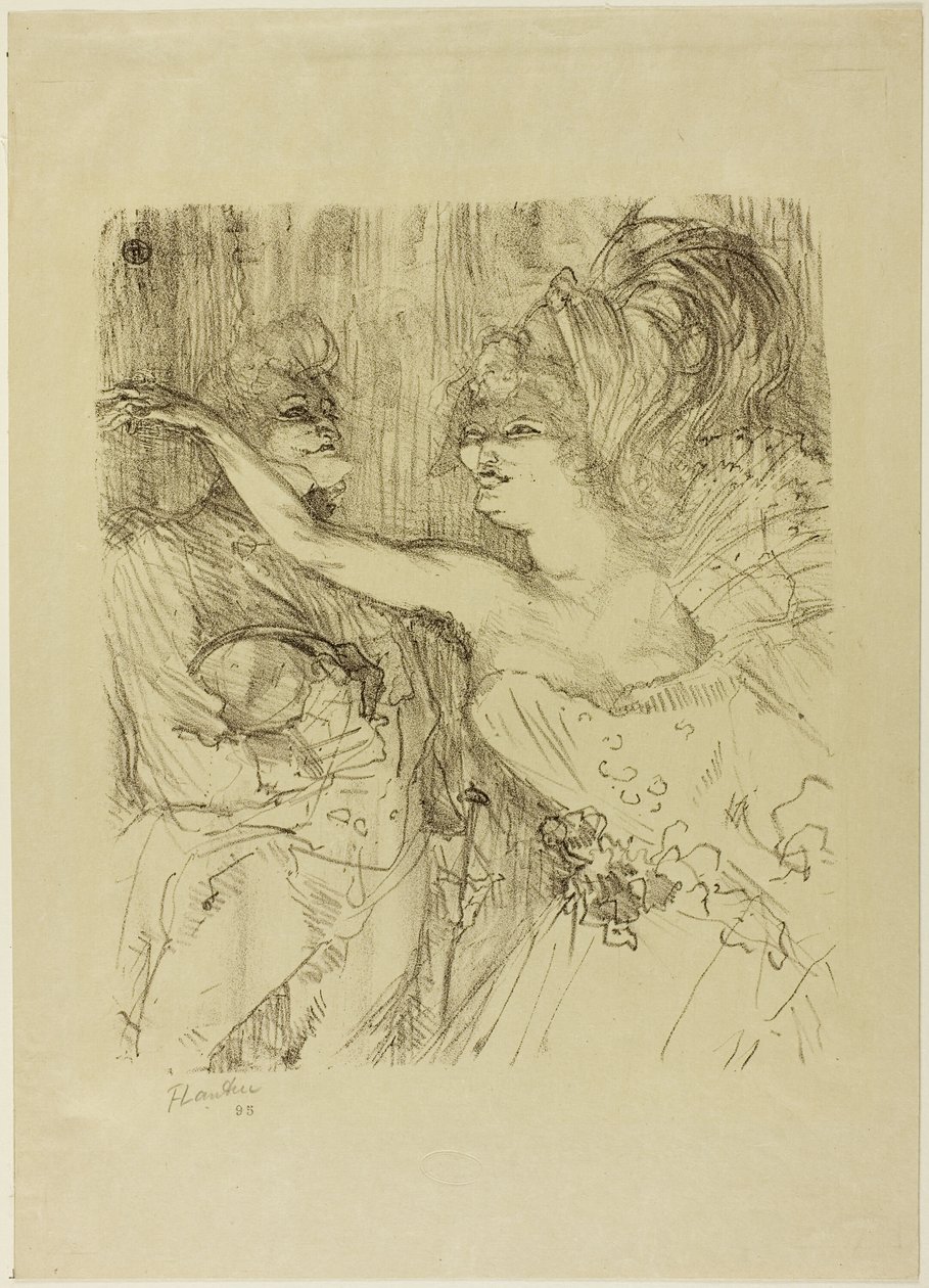 Guy y Mealy, en "París que Marcha" de Henri de Toulouse Lautrec