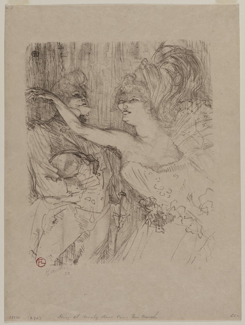 Guy y Mealy, en "París que marcha" de Henri de Toulouse Lautrec