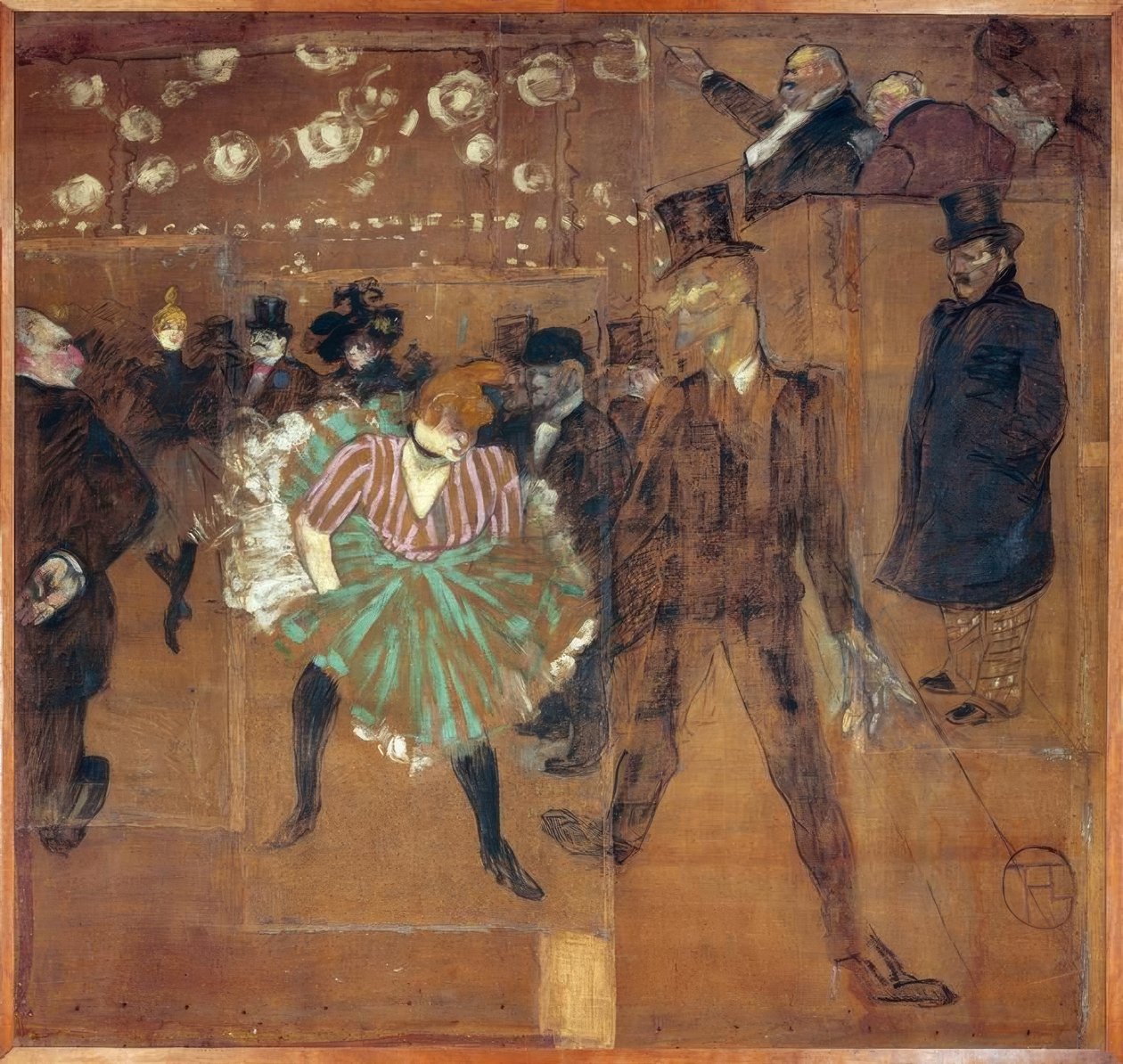 H.Toulouse-Lautrec, Baile en el Moulin Rouge de Henri de Toulouse Lautrec