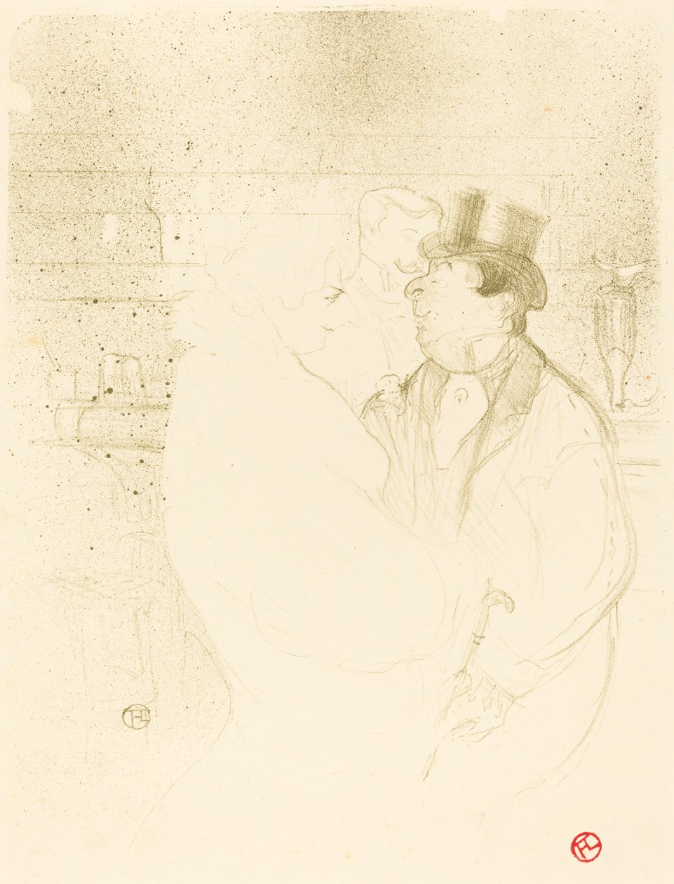 Ida Heath en el bar de Henri de Toulouse Lautrec