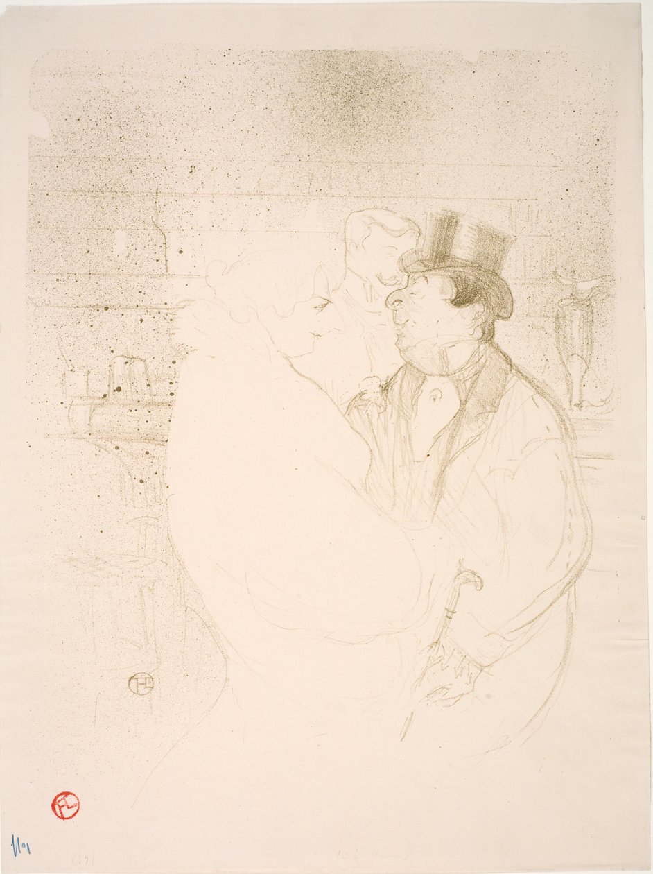 Ida Heath en el bar de Henri de Toulouse Lautrec