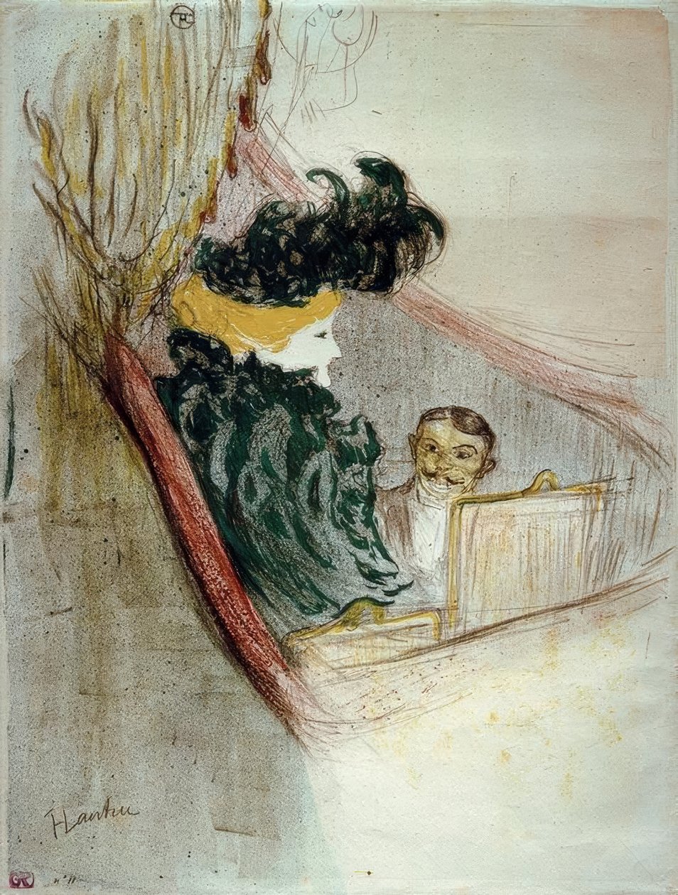 Idilio principesco de Henri de Toulouse Lautrec