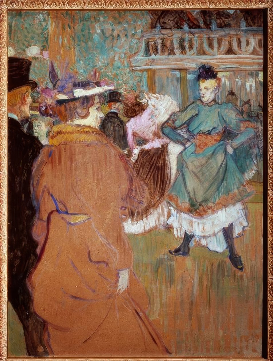 En el Moulin Rouge: El comienzo del cuadrille de Henri de Toulouse Lautrec