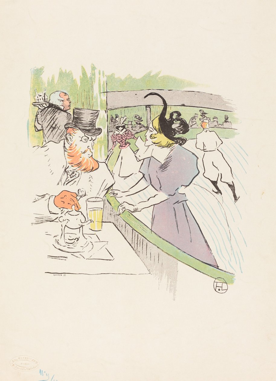 En la belleza profesional de patinaje, 1895 de Henri de Toulouse Lautrec