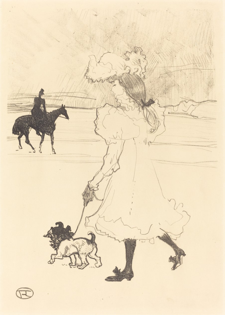 En el bosque Au bois, 1899 de Henri de Toulouse Lautrec
