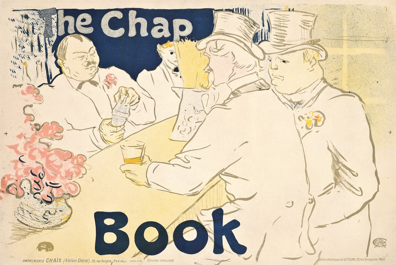 Bar irlandés y americano, Rue Royale - cartel para "The Chap Book", 1895 de Henri de Toulouse Lautrec