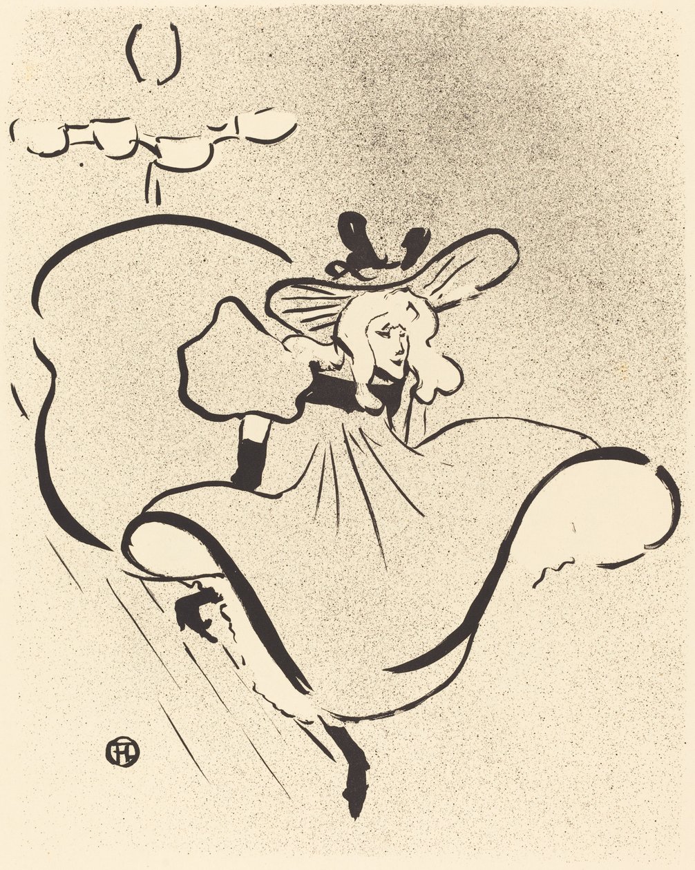 Jane Avril, 1893 de Henri de Toulouse Lautrec