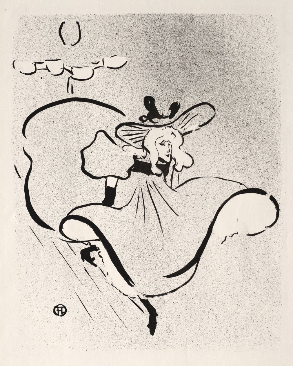 Jane Avril, 1893 de Henri de Toulouse Lautrec