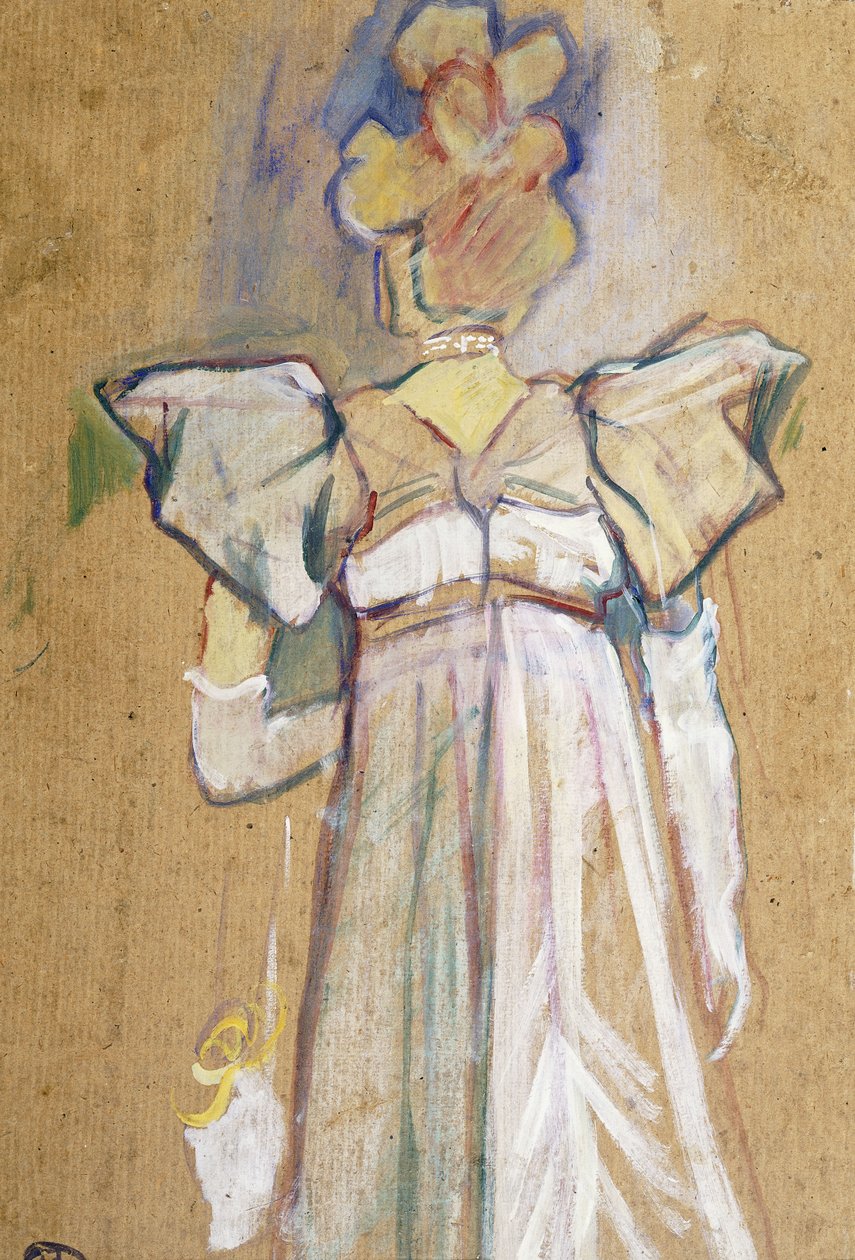 Jane Avril, 1893 de Henri de Toulouse Lautrec