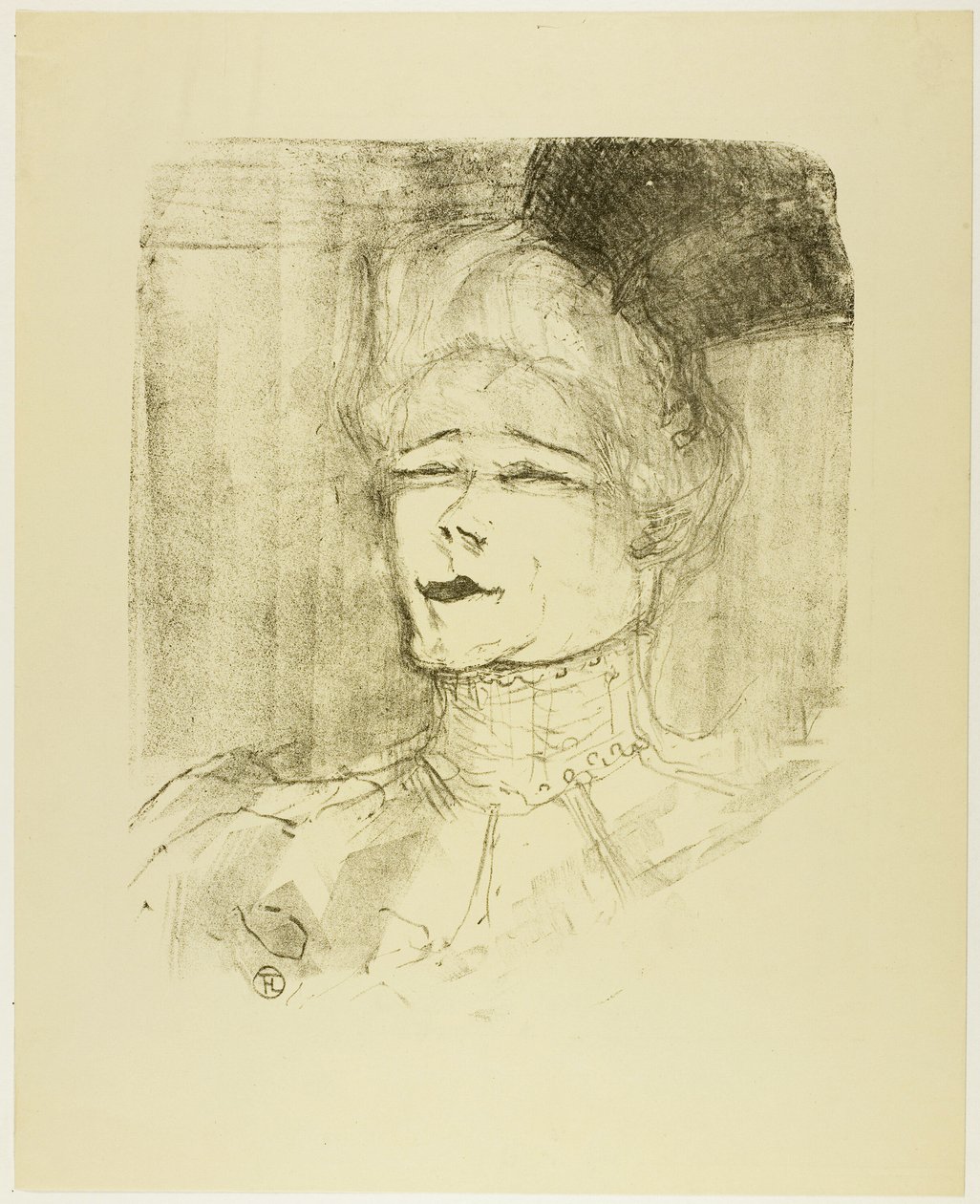 Jeanne Granier, de Treize Lithographies de Henri de Toulouse Lautrec