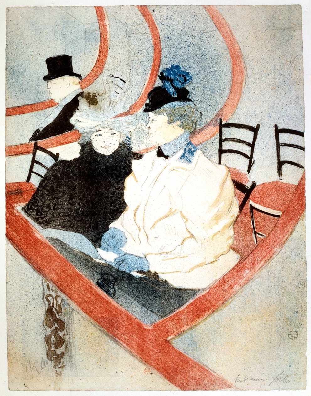 La Gran Logia La Caja Real, 1896-1897 de Henri de Toulouse Lautrec