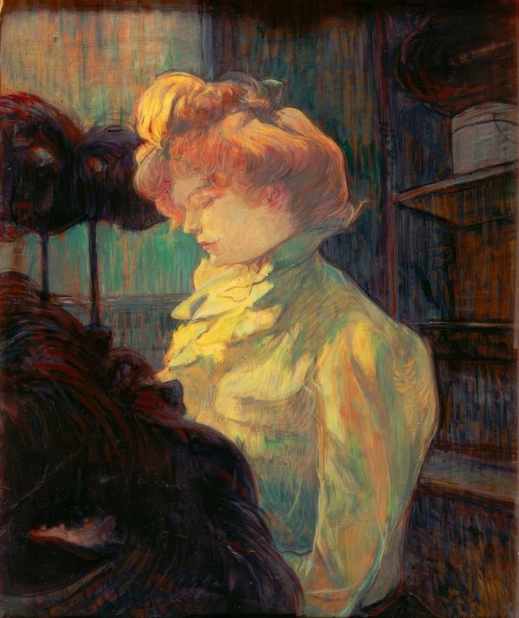 La Modista (Mademoiselle Louise Blouet) de Henri de Toulouse Lautrec