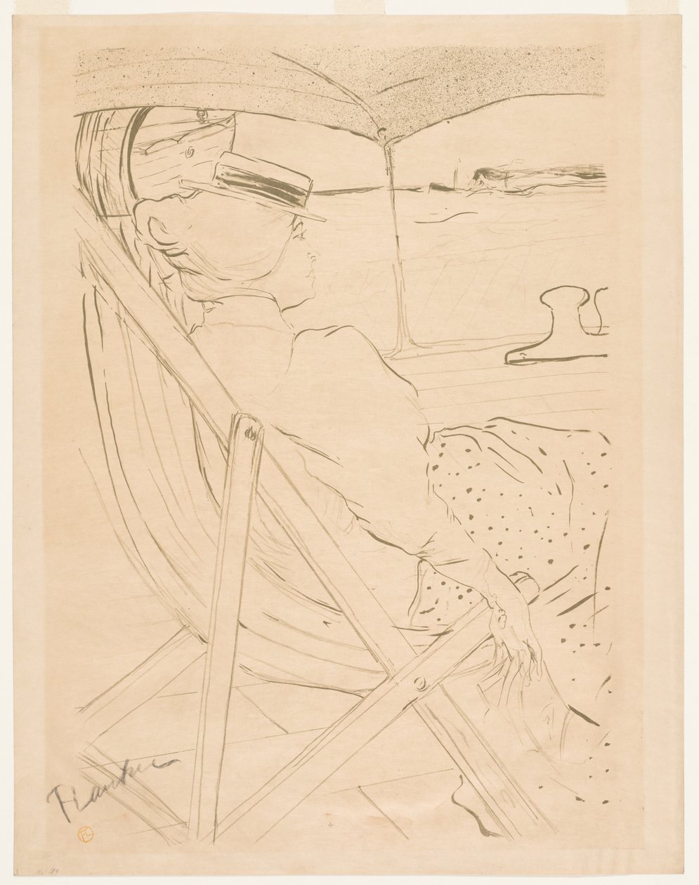 La Pasajera del 54, 1896 de Henri de Toulouse Lautrec