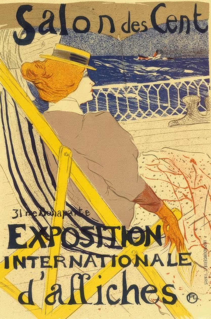 La pasajera del 54 o Paseo en yate de Henri de Toulouse Lautrec