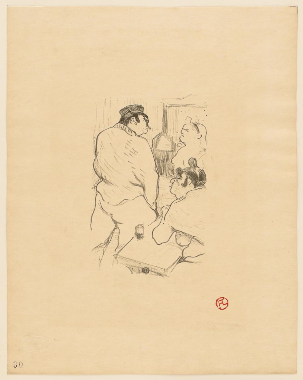 El terror de Grenelle de Henri de Toulouse Lautrec