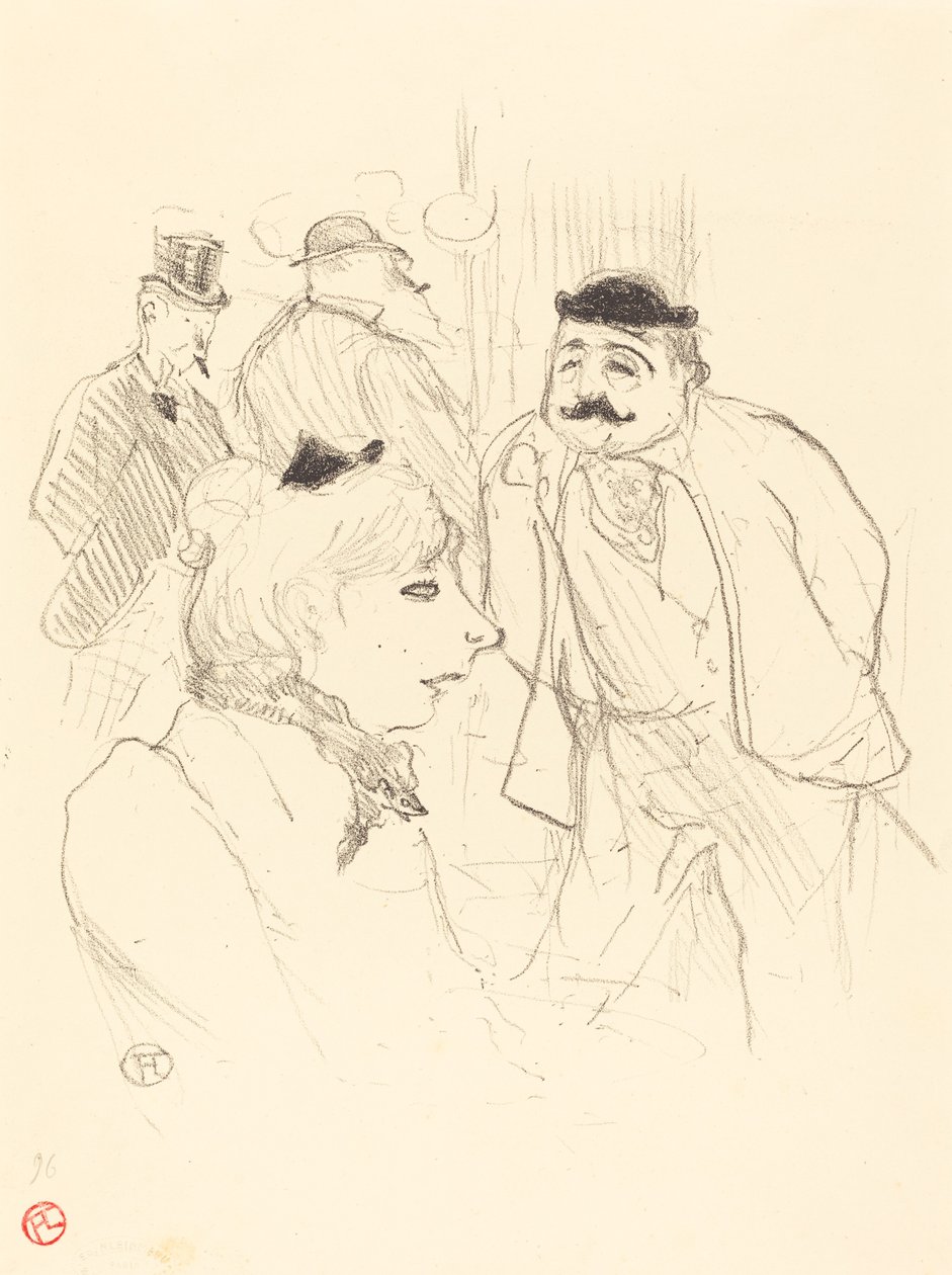 La Tige (Moulin-Rouge) de Henri de Toulouse Lautrec