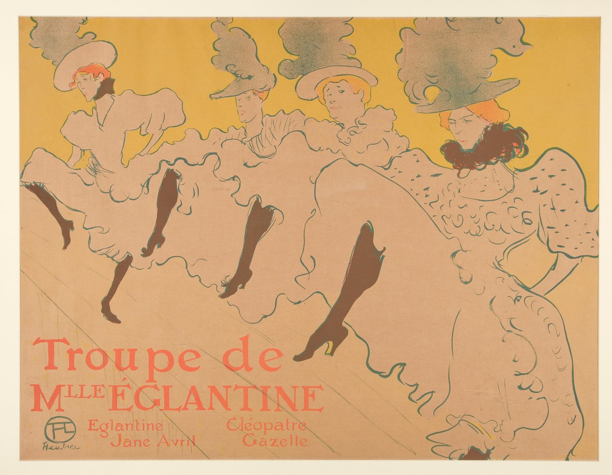 La Compañía de Mademoiselle Eglantine (Mademoiselle Eglantine de Henri de Toulouse Lautrec