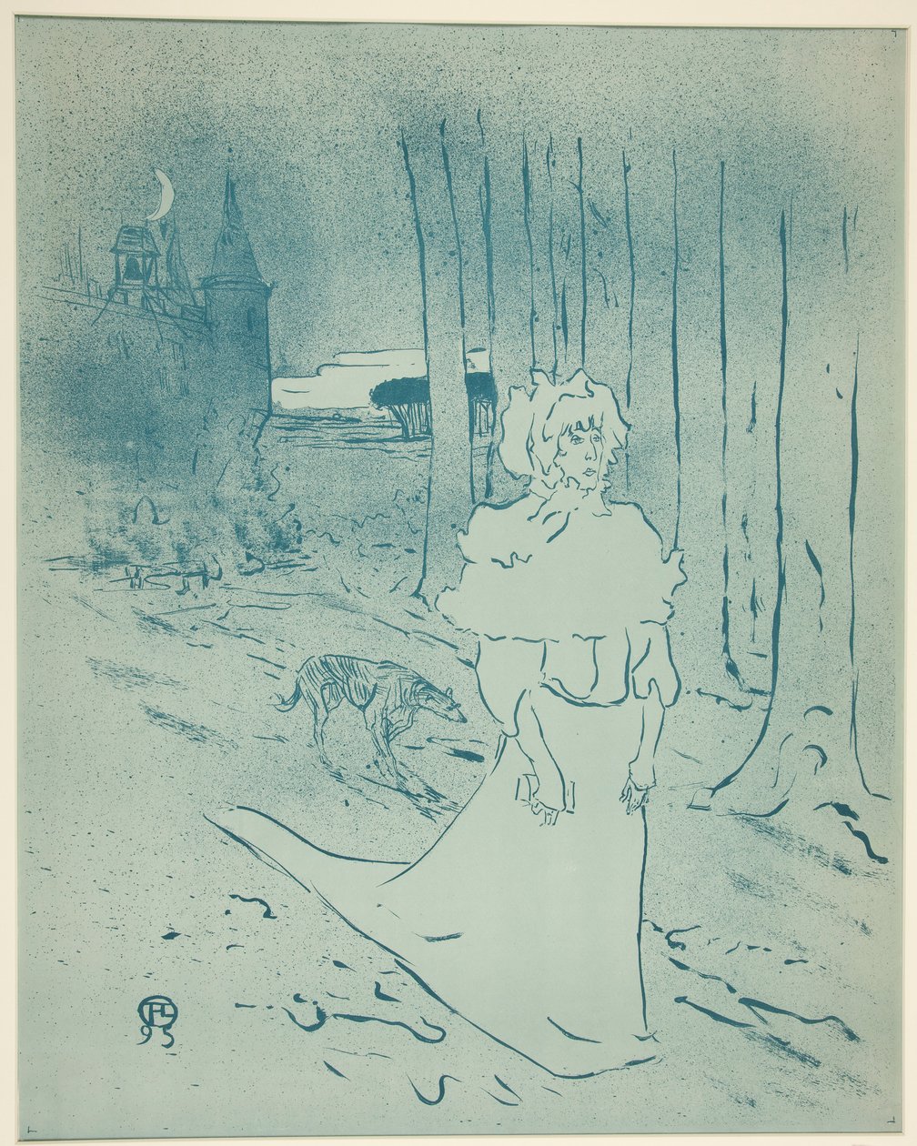 La dama señorial o el augurio de Henri de Toulouse Lautrec